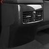 Car Armrest Box Rear Air Condition Vent Outlet Cover Trim For Mazda 3 Axela BP -2024 2025 Carbon Fiber Interior Accessories