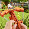 CrossMC 2025 Pixel Style Minecraft Throwable Crossbow Toy