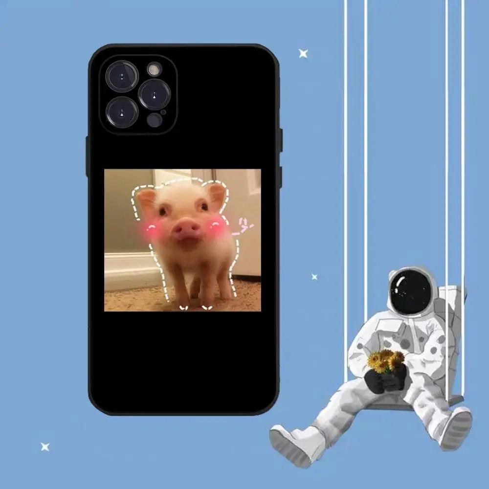Husă Telefon Mobil Iphone15, Husă Telefon Mobil Drăguță cu Purceluș, Pictată Anti-Cădere Pentru Husă Telefon Mobil Anti-Cădere.