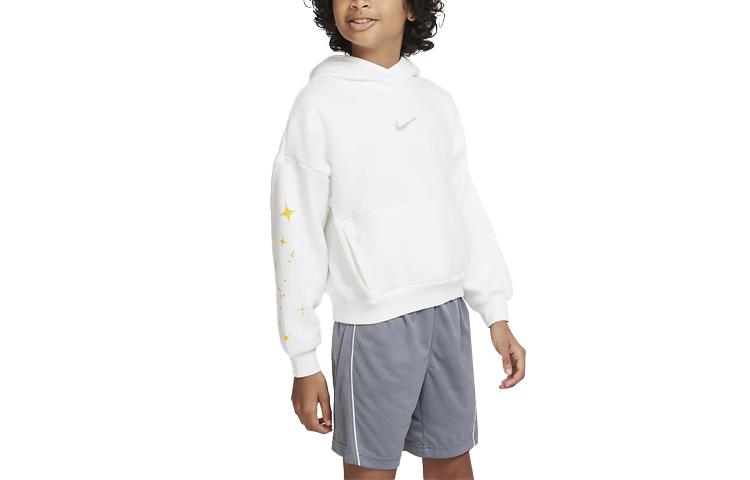 Nike Kids Sweatshirts Hooded Moderate DX5519-100 S
