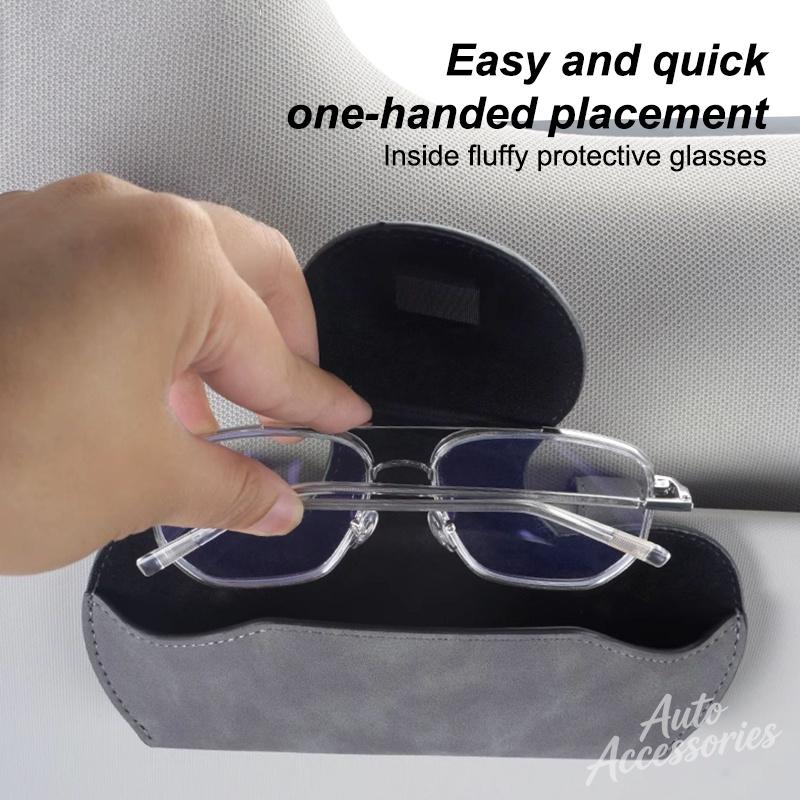 Suede Car Glasses Clips Sun Visor Convenient Storage Glasses Clips For BMW E39 E46 E90 F10 F11 F20 F30 F34 G20 G21 G38 X1 X3 X5 ulbn07