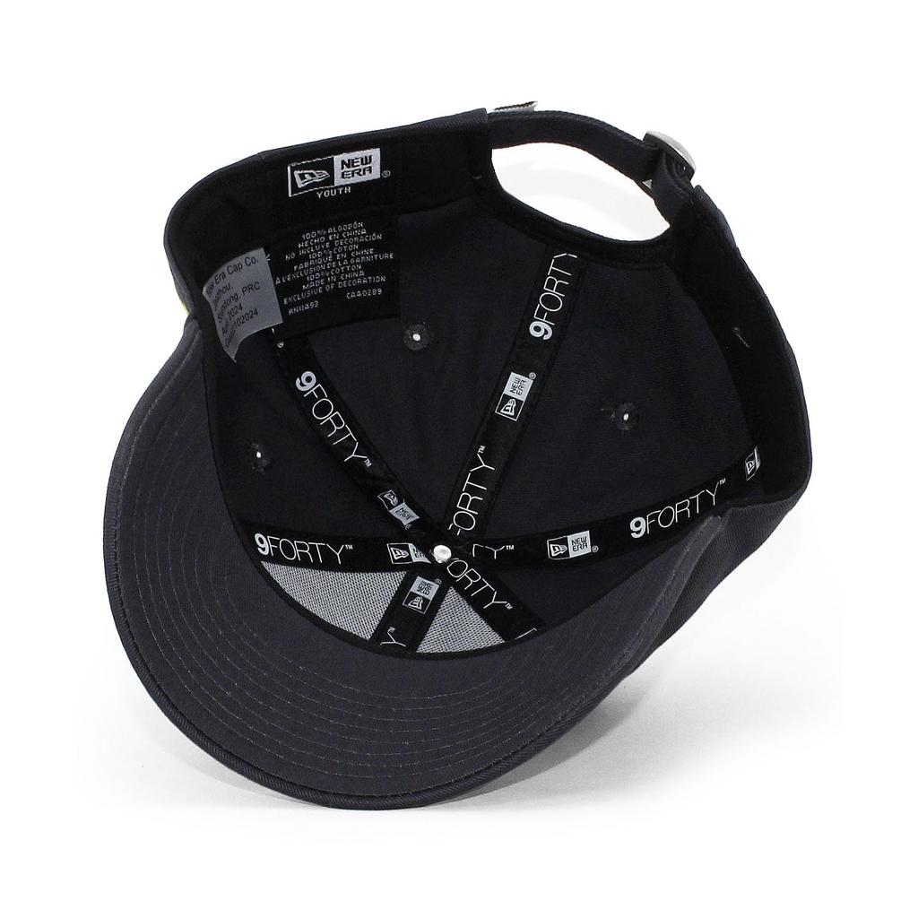 [New Era] Kids Cap 9FORTY Strapback AS Roma YOUTH SERIA A ROMOLO STRAPBACK CAP GRAPHITE AS ROMA KIDS Kids Youth Hat 940 Serie A Soccer SOCCER