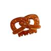 Butterfly Ring Acetate Hair Claw Clip - Retro Croissant Style (Zhou Yutong Inspired)