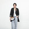 2025 new orange animation two-dimensional cartoon chain women's canvas shoulder bag girl backpack diagonal span bag