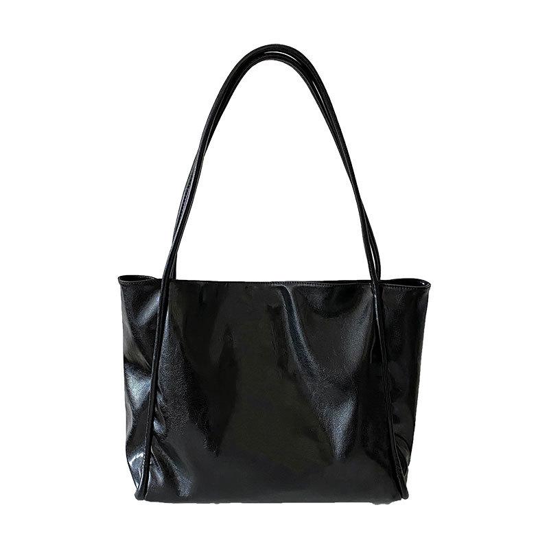 Tasche Damen 2025 Neu Tragbar Glänzend Tote Bag Damen Große Kapazität Klasse College Student Lässig Unterarm Schultertasche