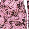 PINKO Printed Plain Knit Mini Long Sleeve Dress Women dresses Rose-Pink 103257A1O5-UY6