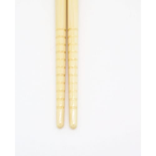 OSK Chopsticks, Yellow, 21cm, mofusand, Bamboo Safety Chopsticks with Non-Slip Coating, Easy to Hold, Natural Bamboo, Made in Japan, BB-6