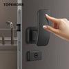 Indoor Bedroom Mute Split Direct Push Door Lock Home Room Door Lock Bathroom Push-pull Wooden Door Handle Hardware Accessories