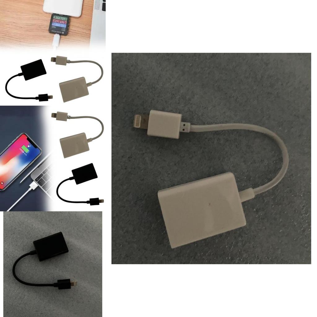 Apple Usb Otg Adapter For Iphone Ipad With Charging And Data Transfer Functionalities For Mobile Users