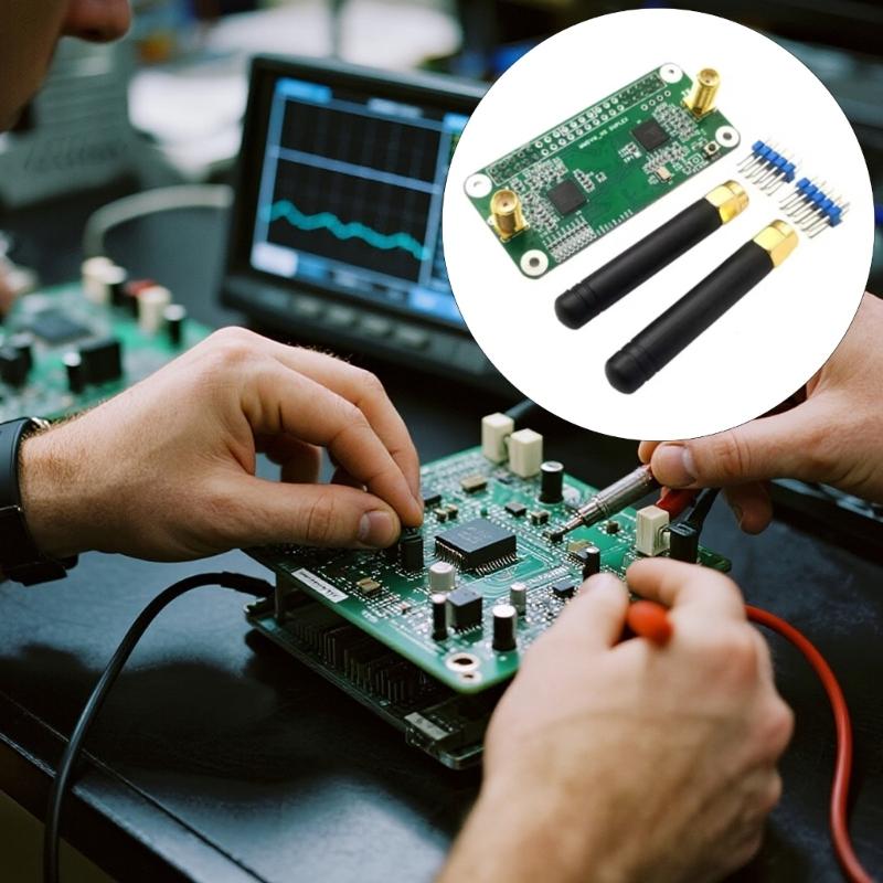 Mini Version MMDVM Double Duplex Hotspot Board Module with Antennas High Precisions SMA Connectors Support P25