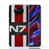 N7 Mass Effect Phone Case For Xiaomi Poco F7 Ultra X7 X6 Pro X5 Redmi 15 15C 13 13C 12 12C 10 10A 10C 9 9A 9C 9T Shell Poco X7 X