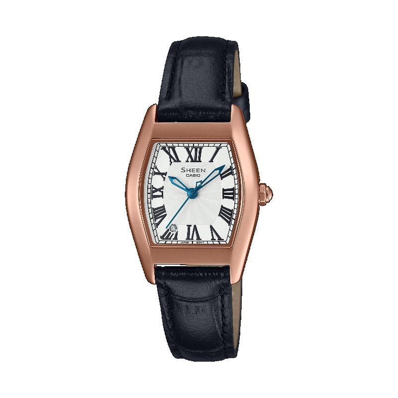 Casio Men s Stainless Steel 50M Water Resistant Analog Quartz Watch SHE-4564PGL-1A чёрный