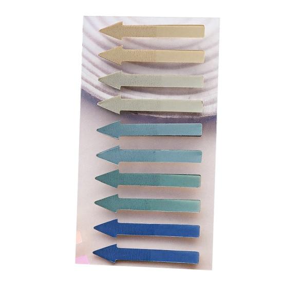 Journaling Supplies Arrow Index Tab Stickers, Translucent PET Page Markers, Document Classification Labels Colorful Sticky Flags for Organizing