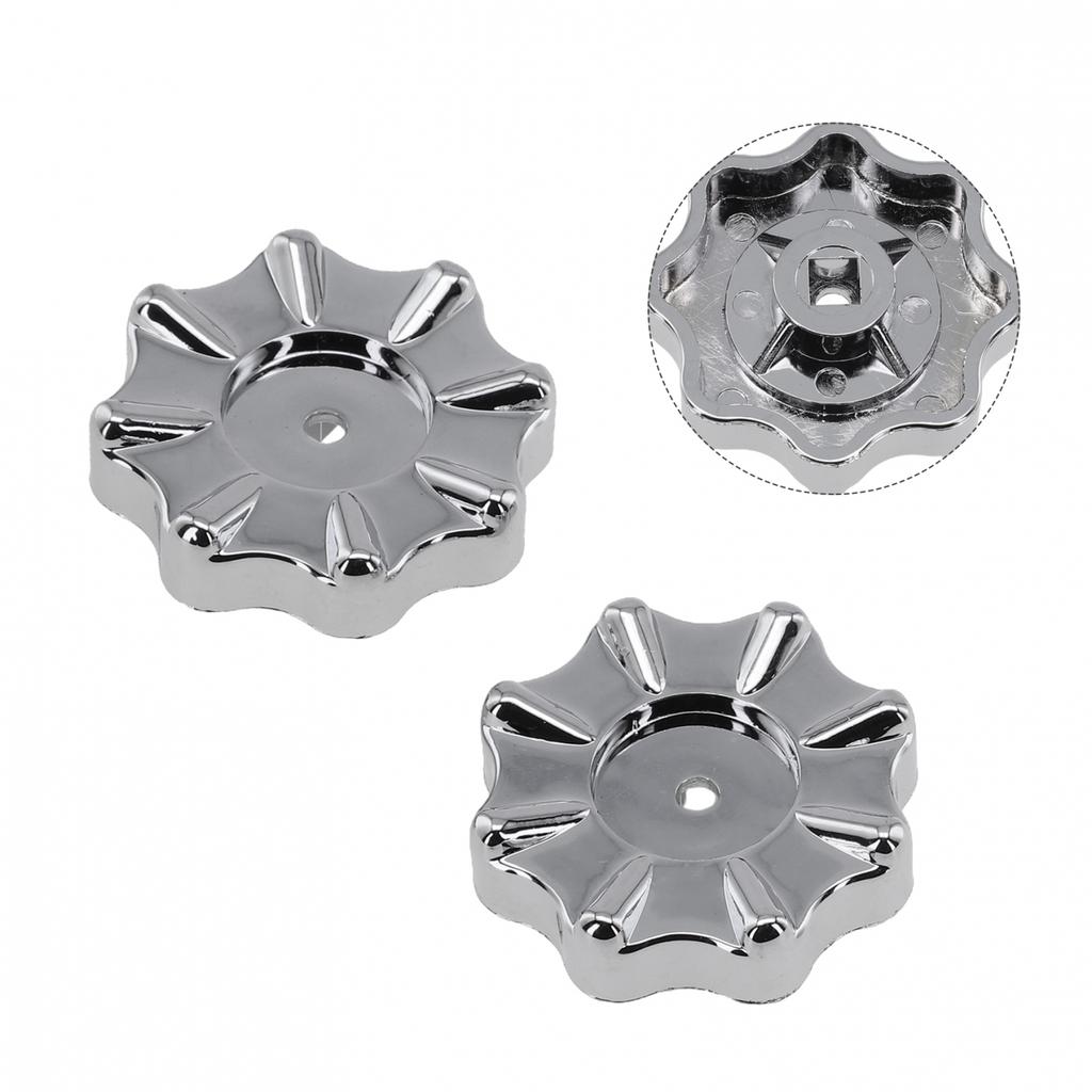 2 szt. Okrągłe Pokrętła Uchwytów Kranu do Manometrów i Innych