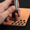6Pcs Hollow Leather Hole Punches for Leather Watch Bands Belts Canvas Leather Round Hole Puncher Leather Working Tool