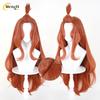 Anime Chainsmoker Cat Aruko Sakai Long 80cm Orange Brown Cosplay Anime Wig Heat Resistant Hair Halloween Party Wigs