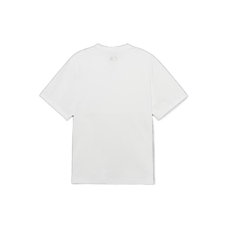 New MLB SS23 Drop Shoulder Sleeve T-Shirt Unisex White 3ATSB0333-07WHS