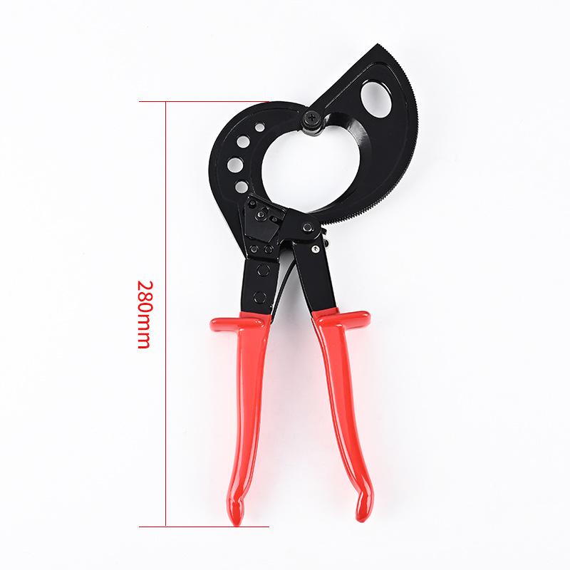 Ratchet Electrician Tool: 325A Cable Cutter & 520A Wire Stripper for Copper and Aluminum Pliers