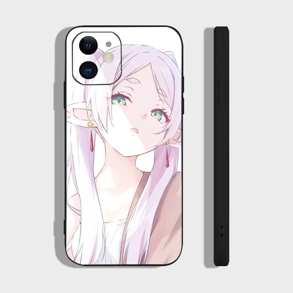 Frieren Animation F-Frieren Beyond Journeys End Phone Case For IPhone 17 Air 16 15 14 13 Pro Max 11 12 Black Silicone Cover