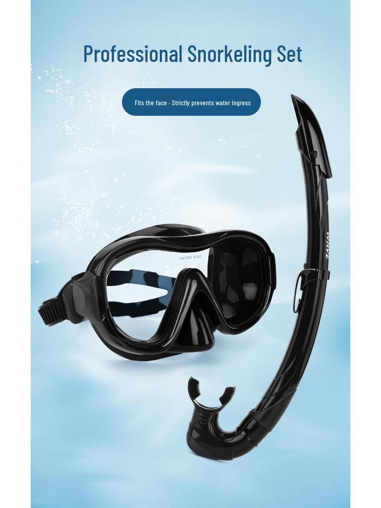 Wodoodporna Maska do Nurkowania i Półsuchy Zestaw Fajki