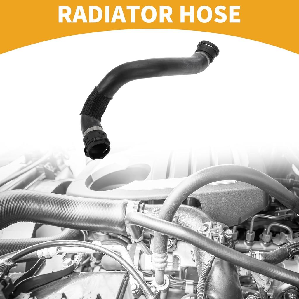 Kühlerschlauch Nr. 17128602603 Unterer Kühlerschlauchrohr für BMW 530i XDrive 2017-2020 Gummi Schwarz Gute Abdichtung