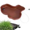 With Ramp Reptile Water Bowl Portable Tortoise Water Dish  Turtle Bearded Dragon Gecko