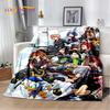 Cartoon Kingdom Hearts Spiele 3D Weiche Flanelldecke für Betten Schlafzimmer Sofa Picknick, Überwurfdecke zum Zudecken im Freien Freizeit Geschenk