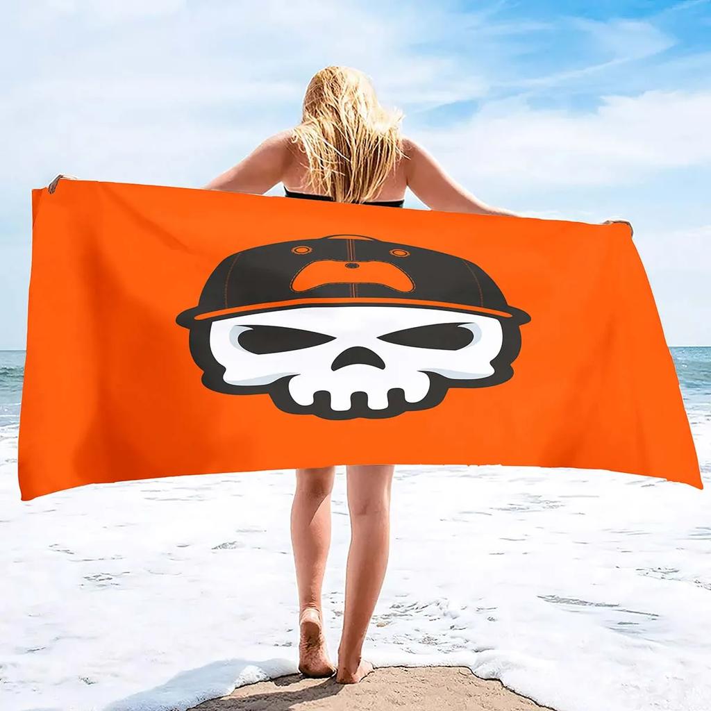 Microfiber Beach Towel Skull Beach Towel Blanket,Sand Proof Swimming Bath Pool Towel for Travel Camping Yoga Sport,Oversized