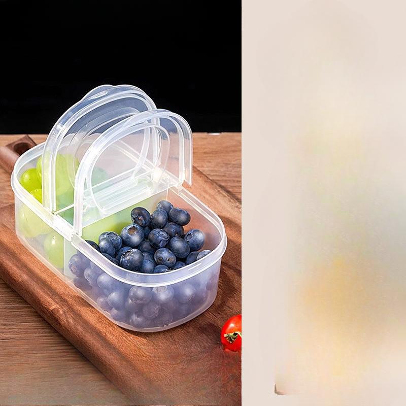Storage Box, Food-grade Fruit Small Portion BoxStorage Box Large-capacity Refrigerator Preservation Storage Box