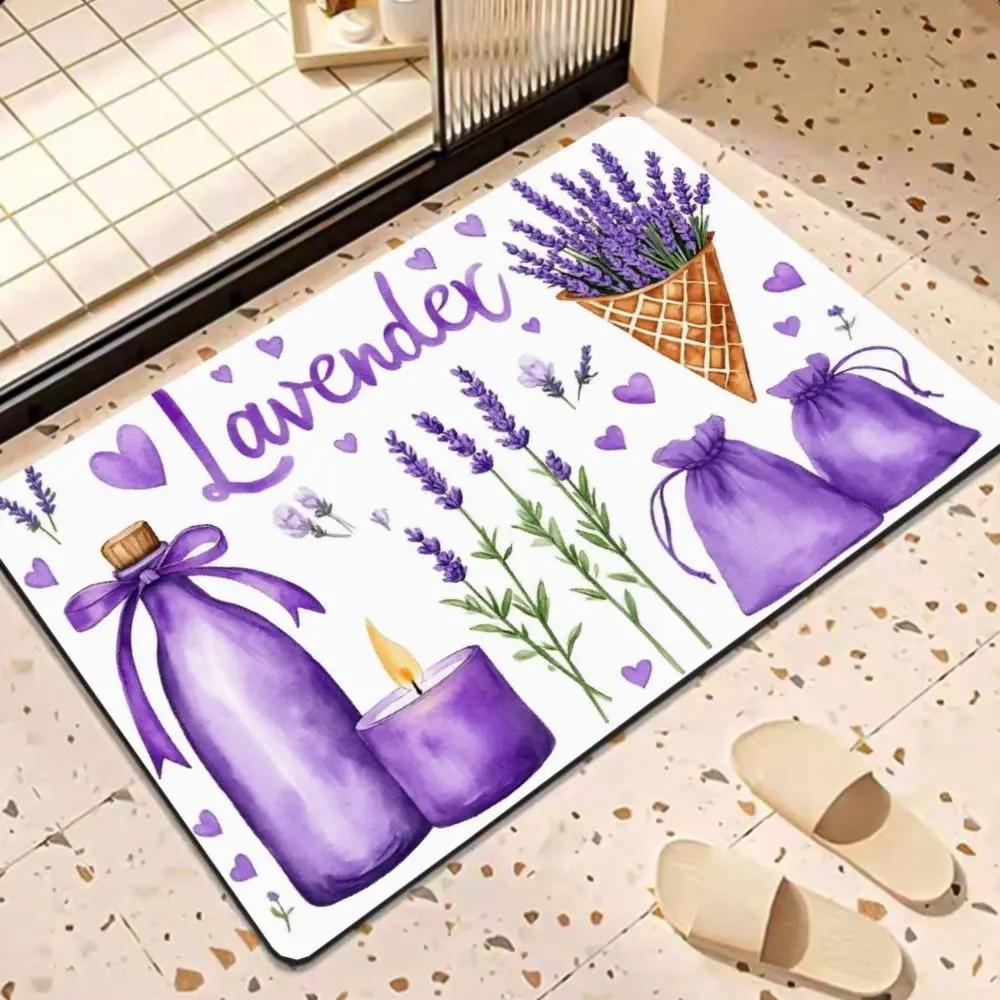 

Modern Minimalist Dry-Wet Separation Non-Slip Door Mat Aesthetic Useful Neat Home Decor Carpet Rug for Kitchen Entryway 50x80cm