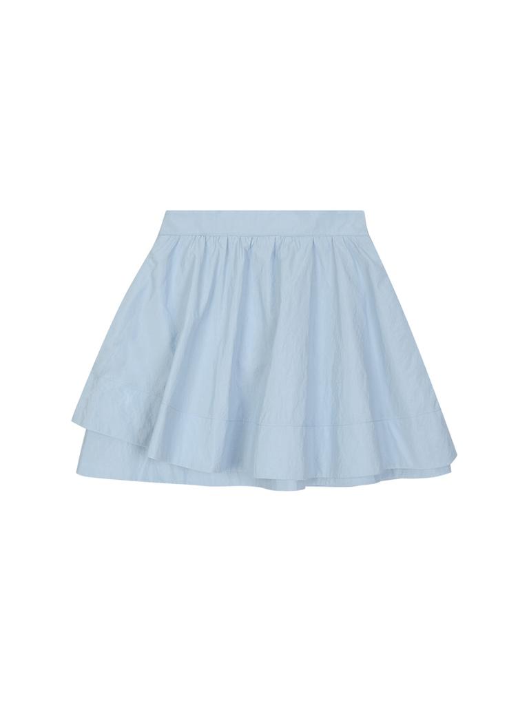 Nitina Shiny Double Flare Skirt S/Bl