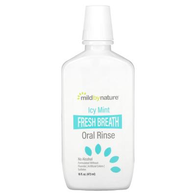 Fresh Breath Mouthwash, Alcohol Free, Icy Mint, 473 Ml (16 Fl Oz)