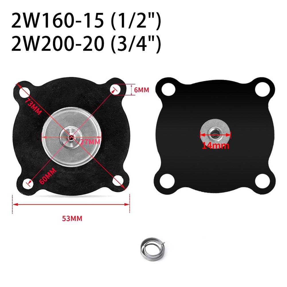 ელექტრომაგნიტური სარქვლის დიაფრაგმა 1/2, 3/4(2) სოლენოიდის სარქვლის რეზინის ბეჭედი