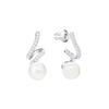 Gabriella White Gold Plated Earrings Women's 5410976