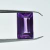 CERTIFIED Emerald Cut Unheated Loose Gemstone 5.30 Ct Stunning Purple Tanzanite SU-539