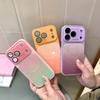 Ripple Gradual Change for iPhone11PROMAX Two-color Mobile Phone Case Apple 11 Leather Pattern Soft Edge Premium Protective Case