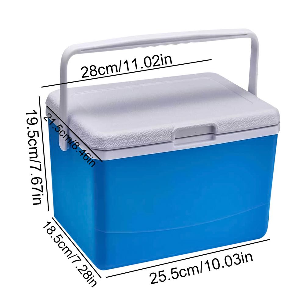 Chladicí box Přenosný kempingový chladič 5L Multifunkční izolovaný pevný chladič s udržením chladu Odolný pro kempování