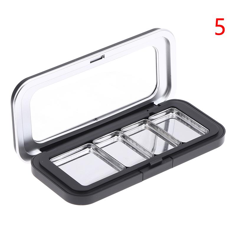Empty Magnetic Eyeshadow Palette Refillable Black Clear Makeup Storage Case Box DIY Cosmetic Lipstick Foundation Blush Container
