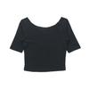 Nike Running Training Crew Neck Knit Short Sleeve T-Shirt Women Tops Black CZ9813-010