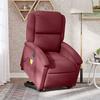 VidaXL Electric Massage Recliner, Relaxation Chair with Adjustable Backrest and Footrest, Seat of 3204203