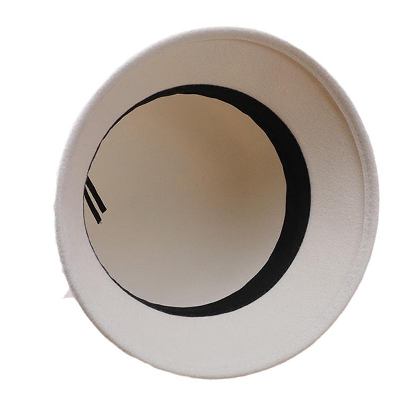 Winter woolen hat women's autumn and winter felt hat elegant temperament socialite top hat bucket hat