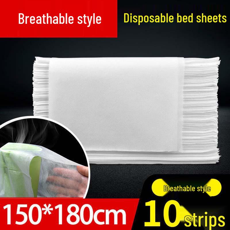 Breathable Disposable Massage Bed Sheets: Waterproof, Oil-Proof, Thickened, Non-Woven with Face Hole