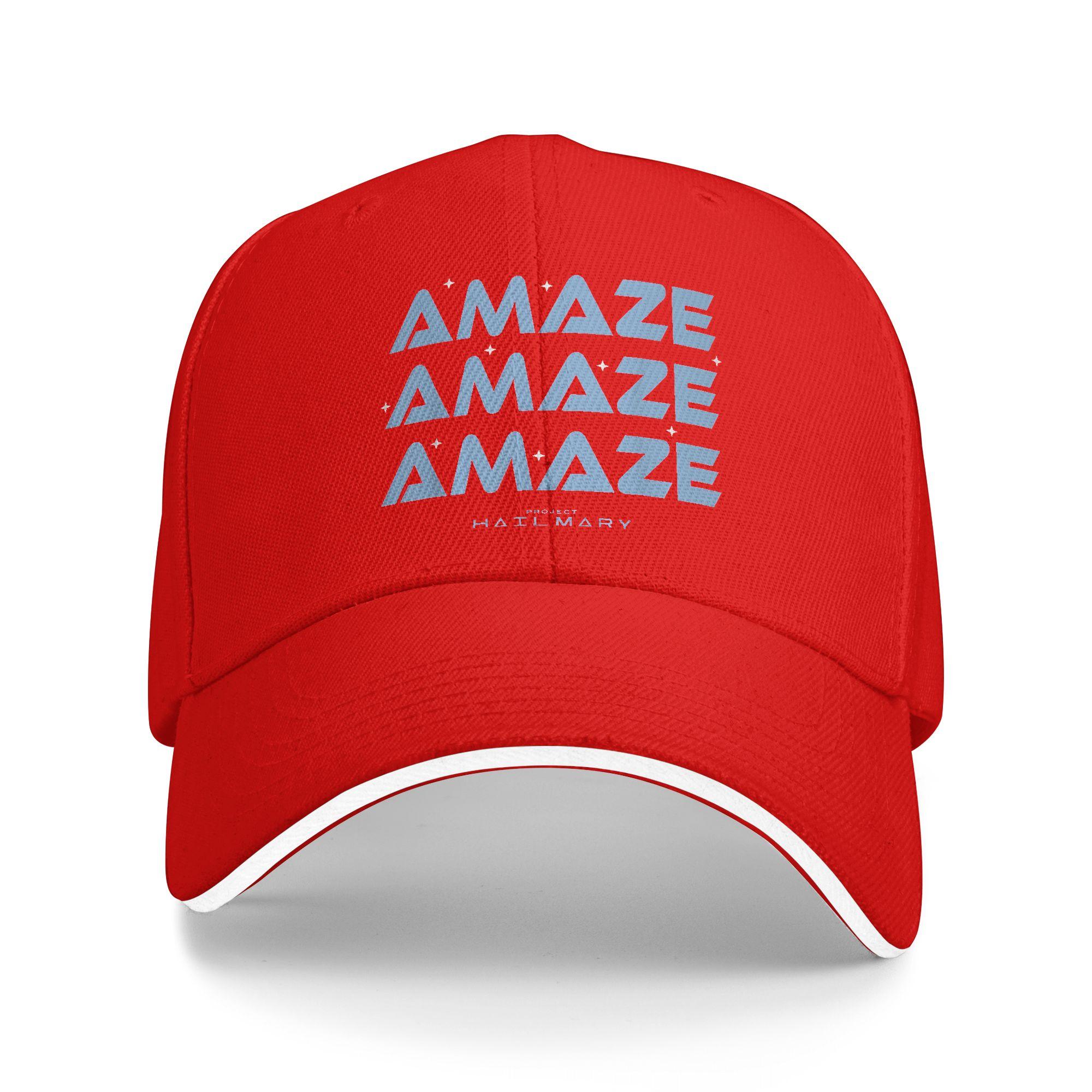Unisexs Womens Project Hail Mary Amaze Amaze Amaze Hat  Trucker Cap New Baseball Cap Sports Hats One Size