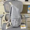 Schoolbag1011 New School Bag for Women, Japanese Style for Elementary Students, Simple Junior High School Student Large Capacity Fresh Backpack Casual
