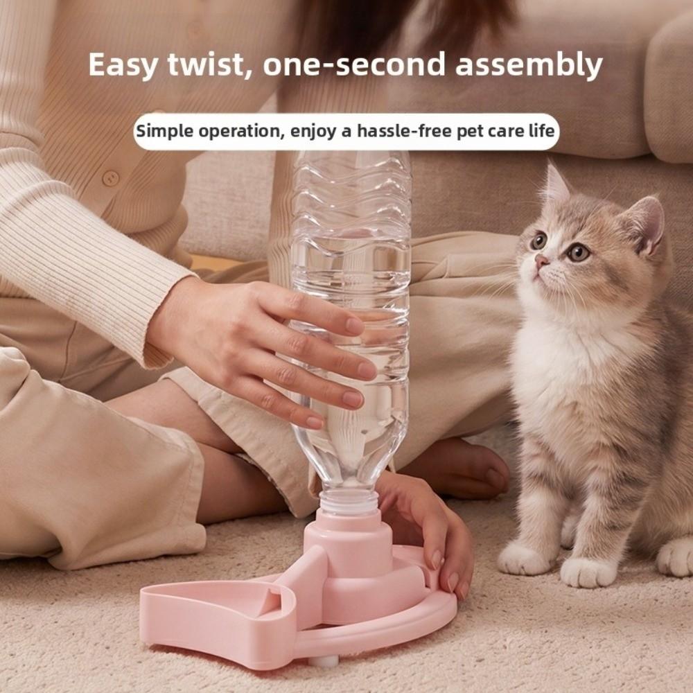 Large Capacity Cat Automatic Water Dispenser Silent Gravity Pet Drinking Station Balcony
