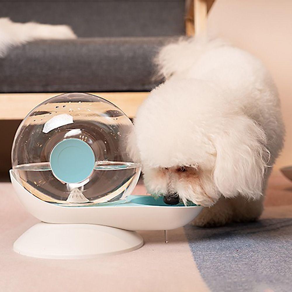 Snail Shape Pet Automatic Fountain 2.8L Large Capacity Transparent Visibility Cat Dog Water Feeder Refills Automatically