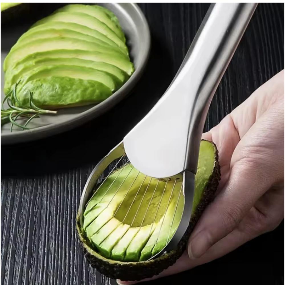 1pc Stainless Steel Avocado Knife Dragon Fruit Slices Gadget Peaches Removing Seeds Cutters For Kitchen and Home