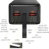 Batterie externe 30000mAh USB USB-C micro-USB Charge Rapide écran LED Phonillico®
