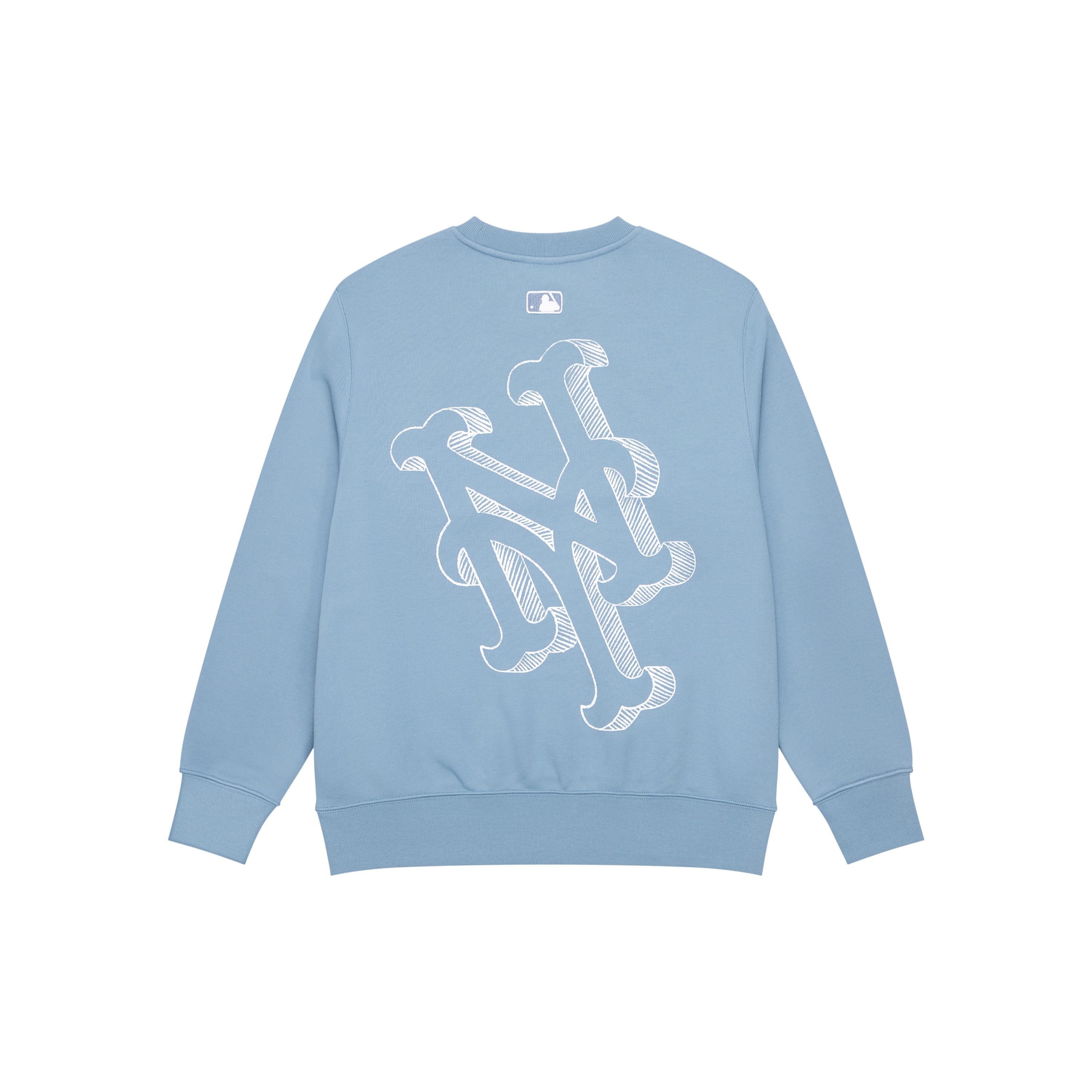 

New MLB Sweatshirts Unisex Sky Blue 3AMTB0434-09BLP M