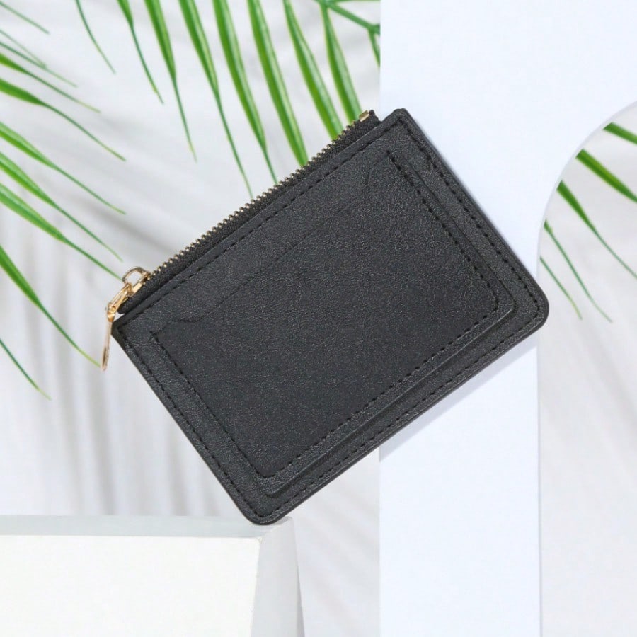 Ladies Ultra-thin Card Bag Korean Version Change Bag Zipper Card Bag